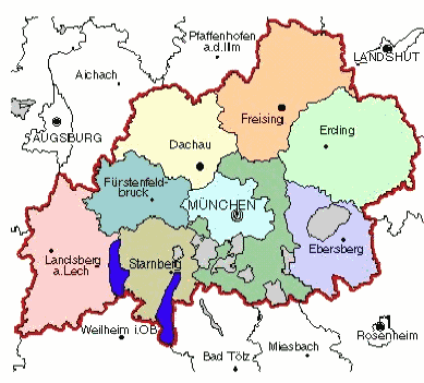 Landkarte von Region 14